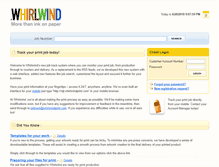 Tablet Screenshot of jobtrack.whirlwindprint.com